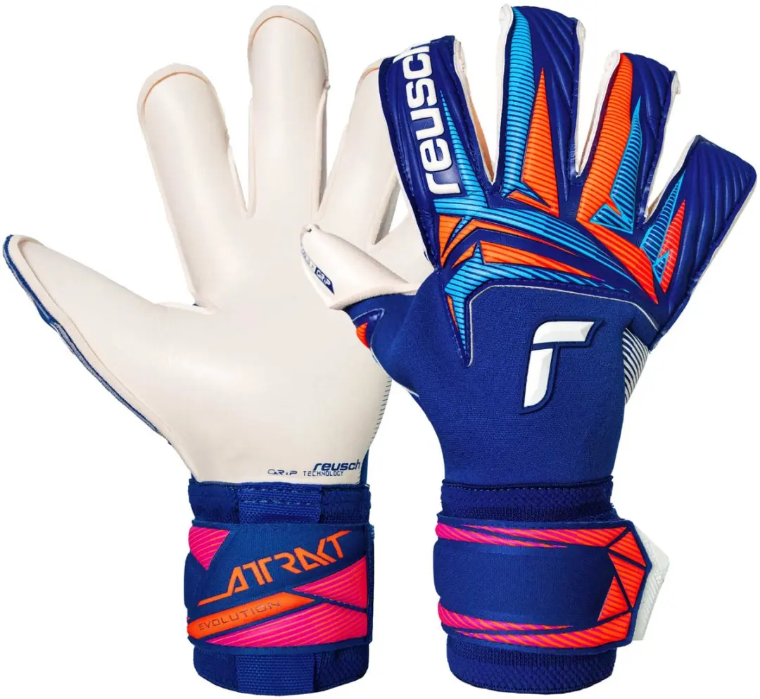 Reusch Attrakt Gold X Evolution Keepershandschoenen Blauw 8