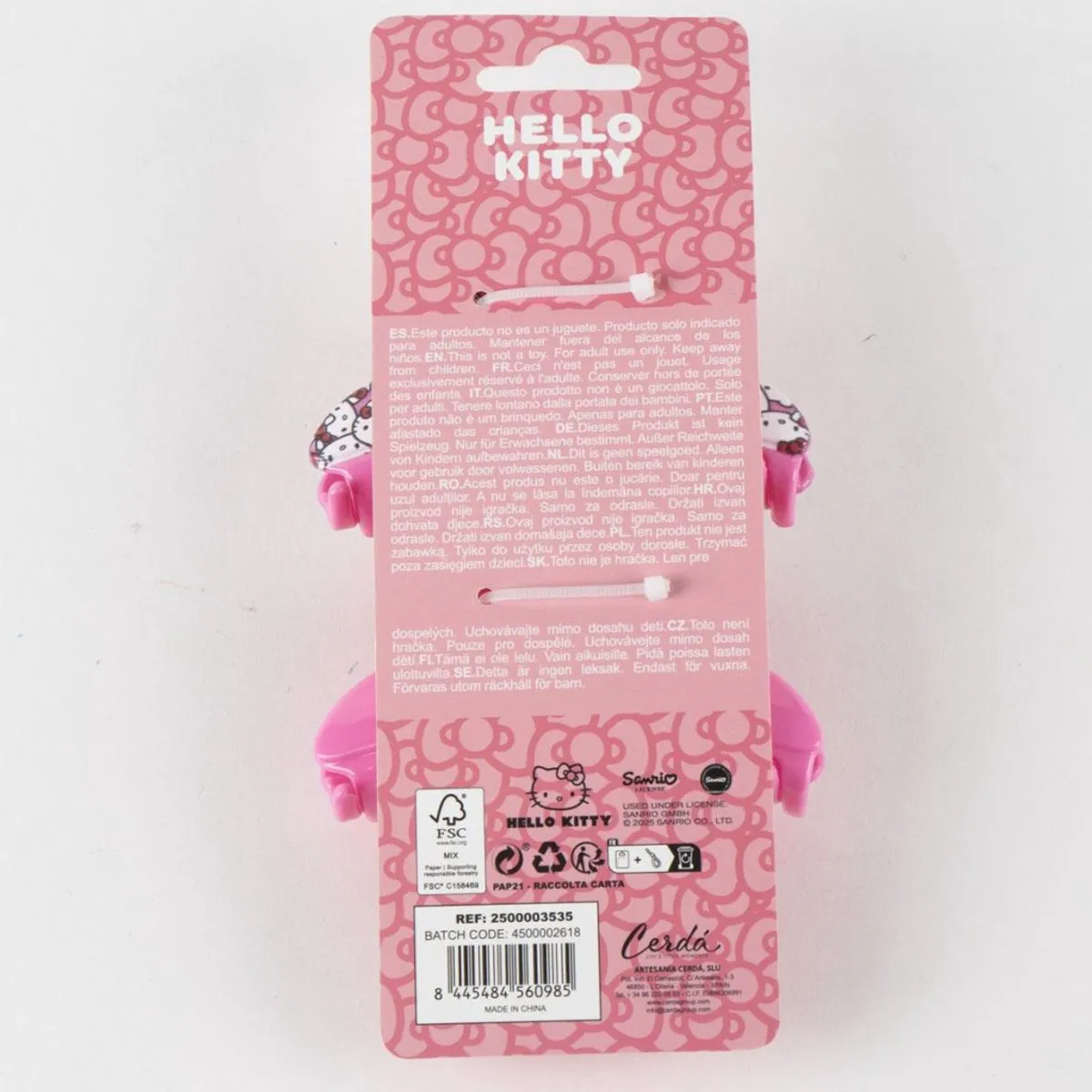 Hello Kitty Haarspeldjes - Roze - afbeelding 6 van 6