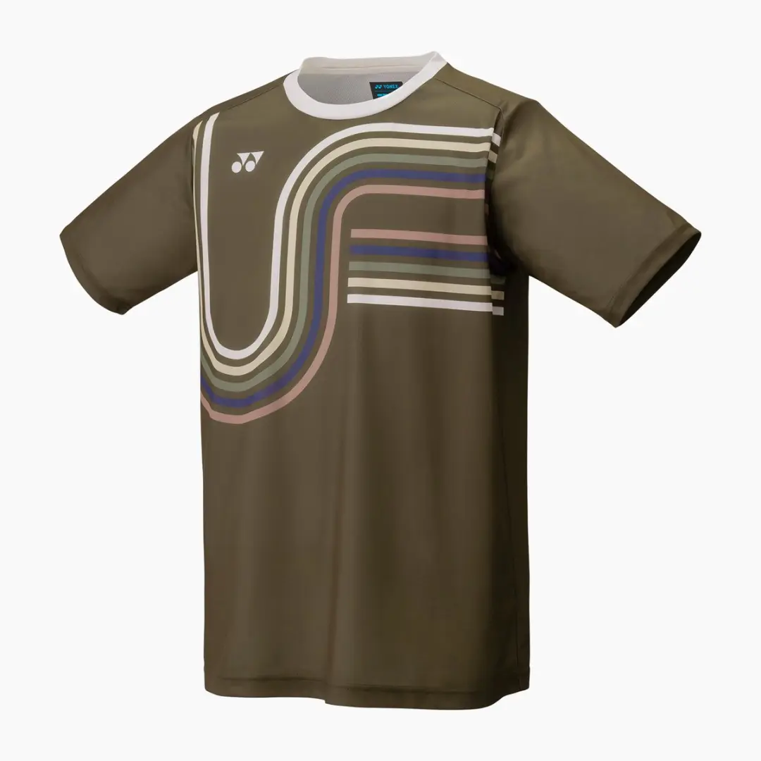 Yonex 16747EX badminton tennis sportshirt -oil brown