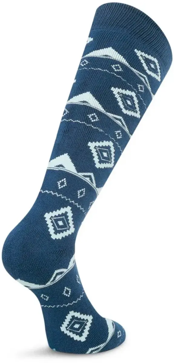 Dare 2b Printed Skisokken Dames 38-42 - Blauw/Lichtblauw