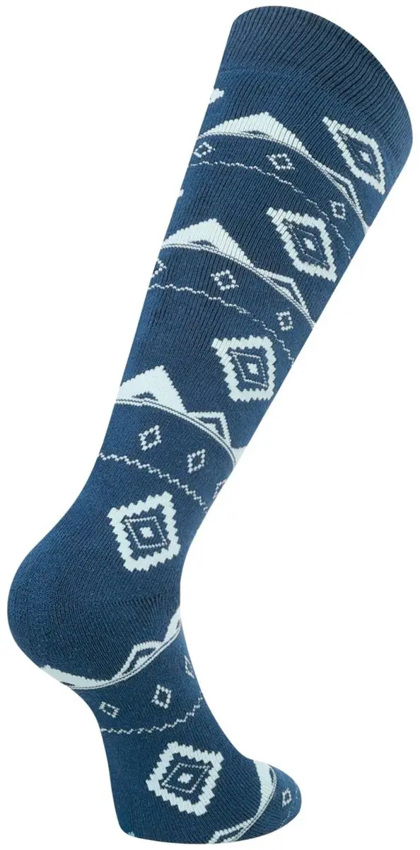Dare 2b Printed Skisokken Dames 38-42 - Blauw/Lichtblauw
