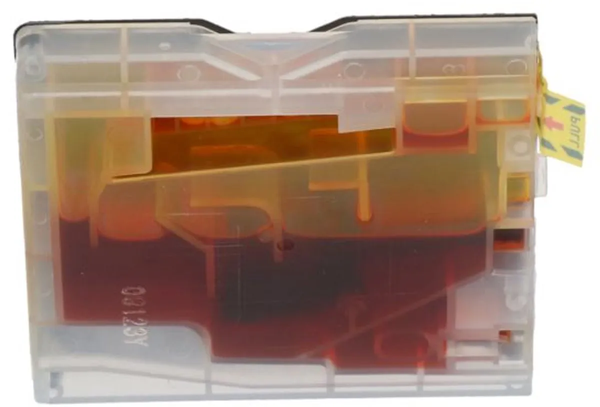 PrintAbout LC-1000Y Inktcartridge Geel - 12ml - o.a. Brother