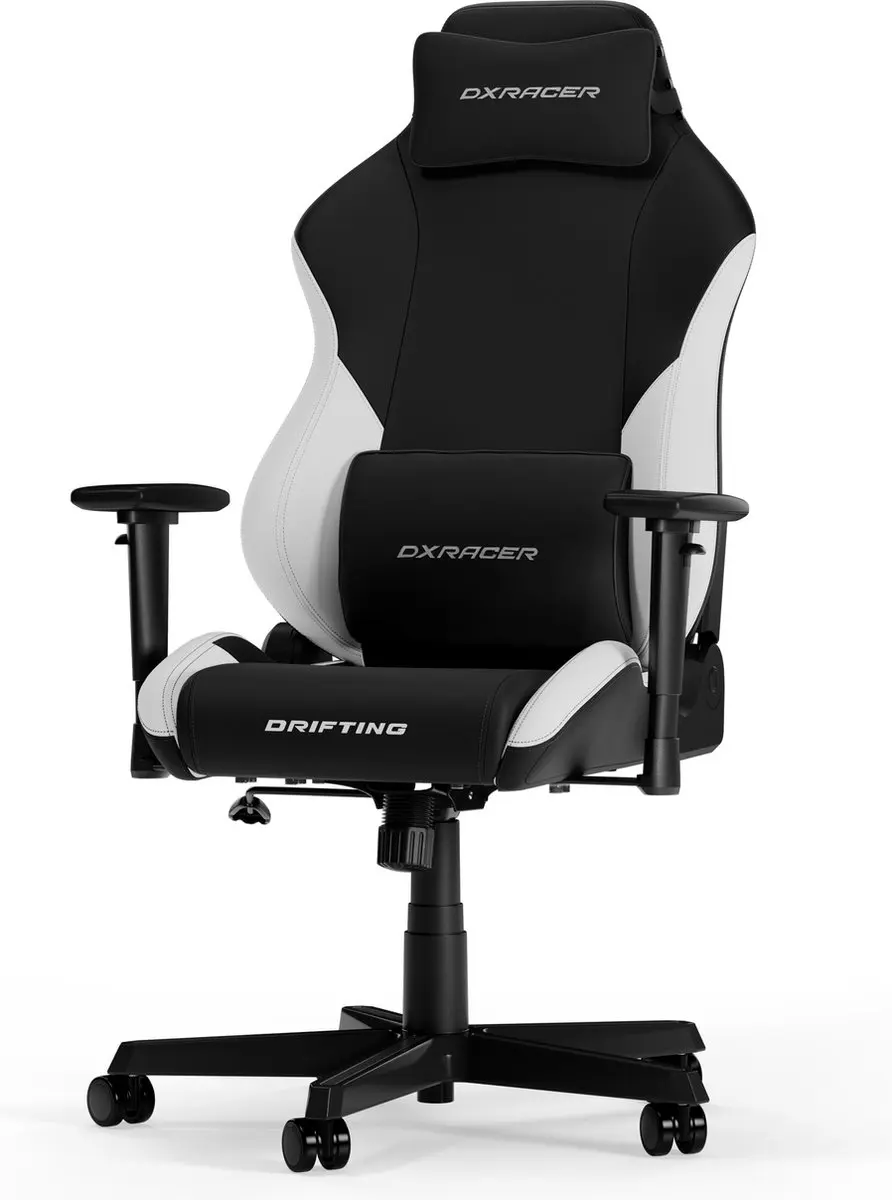 DXRacer Drifting L EPU Gamestoel - Zwart/Wit - afbeelding 4 van 4