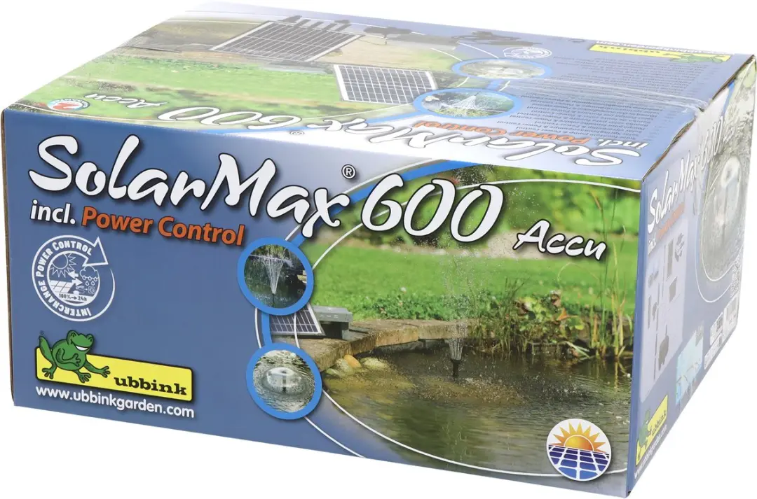 Ubbink SolarMax 600 Fonteinpomp - 700 l/h - Zonne-energie - afbeelding 4 van 4