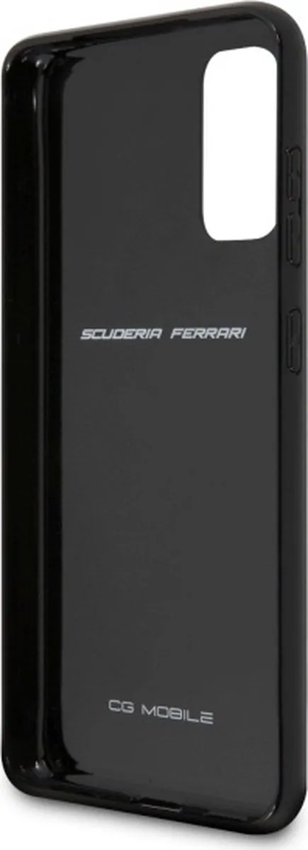 Ferrari SF Carbon Back Case Samsung Galaxy S20 - Zwart