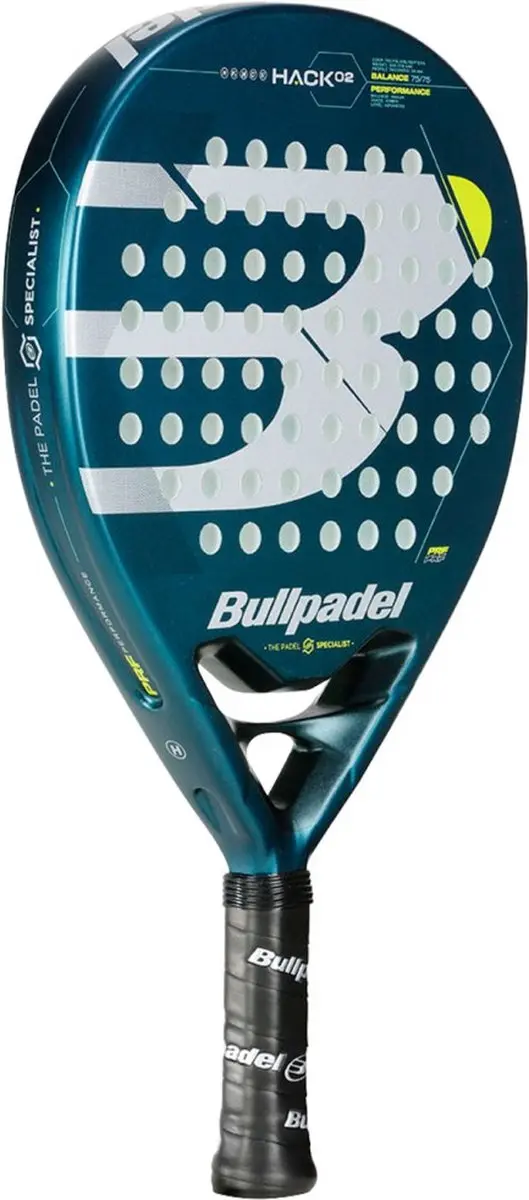 Bullpadel Hack 02 Prf 2024 Padelracket - L0 - Blauw - afbeelding 4 van 6