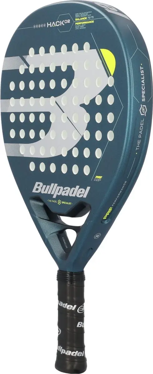 Bullpadel Hack 02 Prf 2024 Padelracket - L0 - Blauw - afbeelding 6 van 6