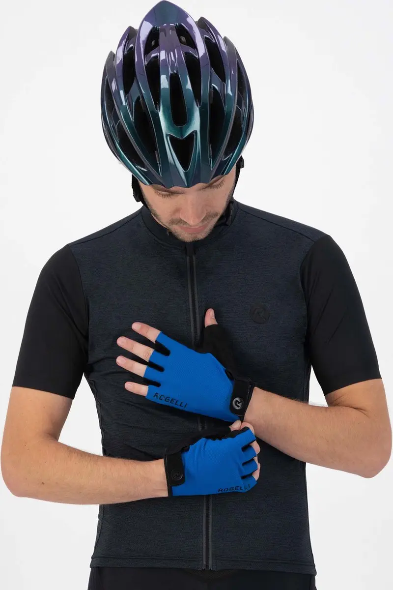 Rogelli Core Heren Fietshandschoenen Korte Vinger XL - Blauw