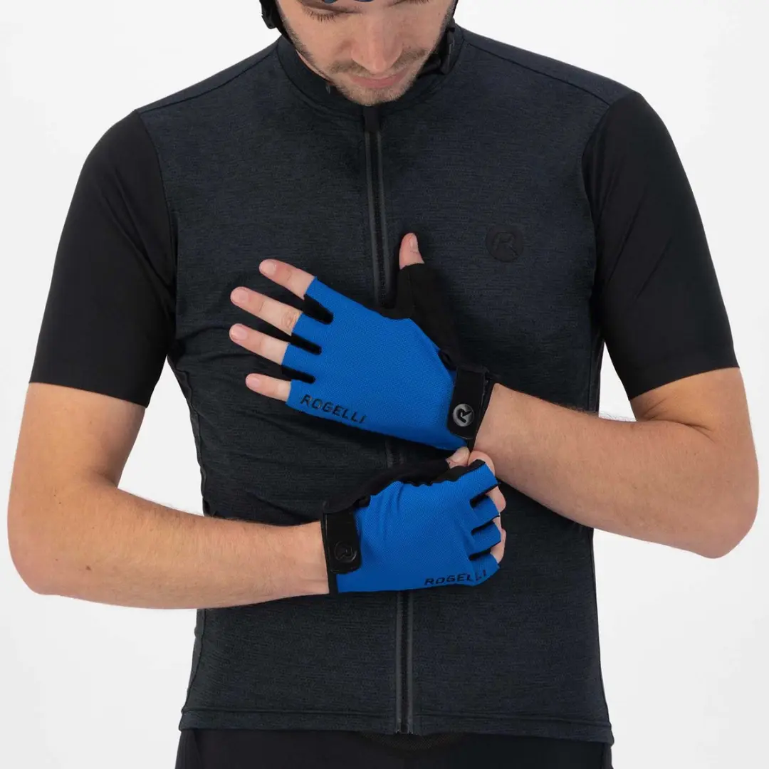 Rogelli Core Heren Fietshandschoenen Korte Vinger XL - Blauw