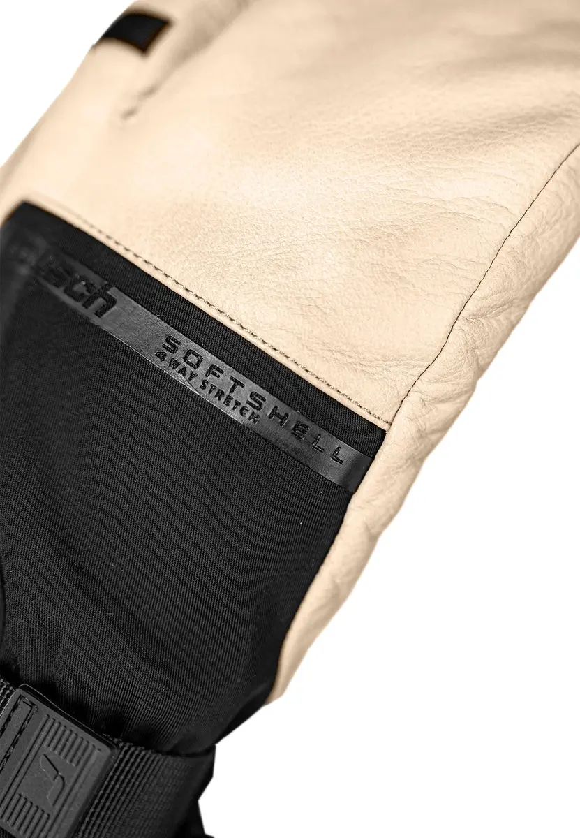 Reusch Duality R-WOOL Lobster 3-Finger Handschoenen - Beige/Zwart - afbeelding 5 van 6