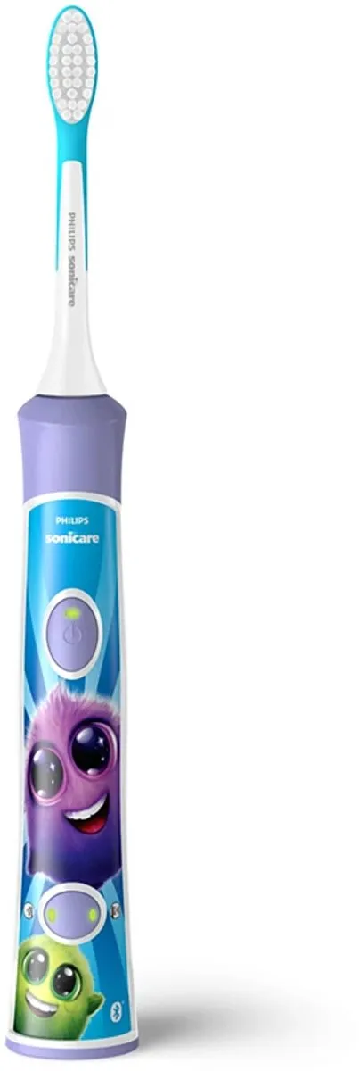 Philips Sonicare For Kids - Elektrische tandenborstel voor kinderen - Paars - Met App - HX6322/12