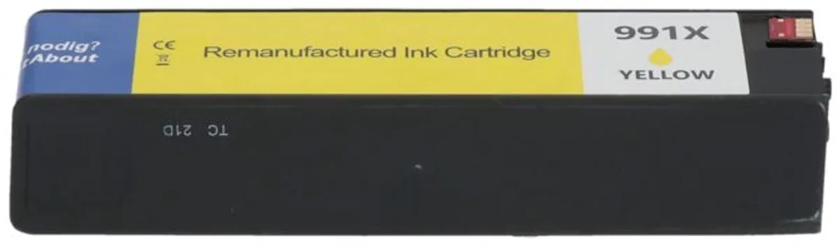 PrintAbout Inktcartridge M0J98AE Geel - 250ml - o.a. HP OfficeJet Pro