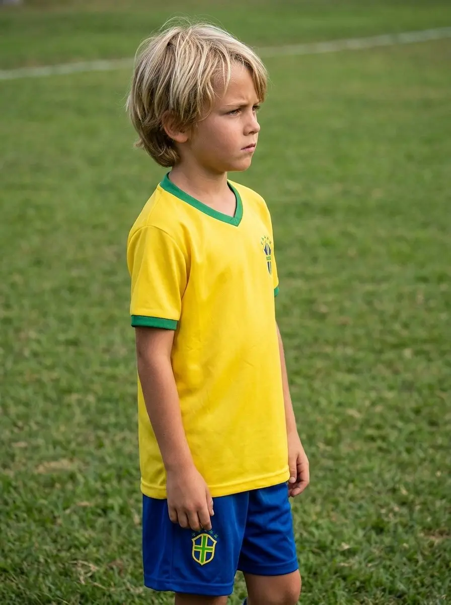 Avento Voetbalset Supporter Junior 104 - Geel/Blauw/Groen