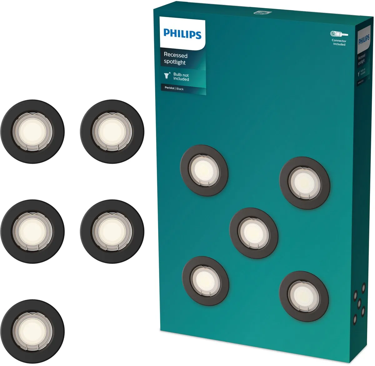 Philips Peridot Inbouwspot GU10