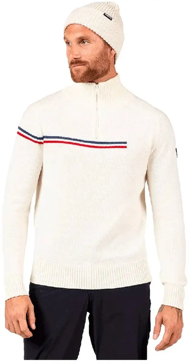Rossignol Odysseus Merino Half Rits Trui Wit XL Man