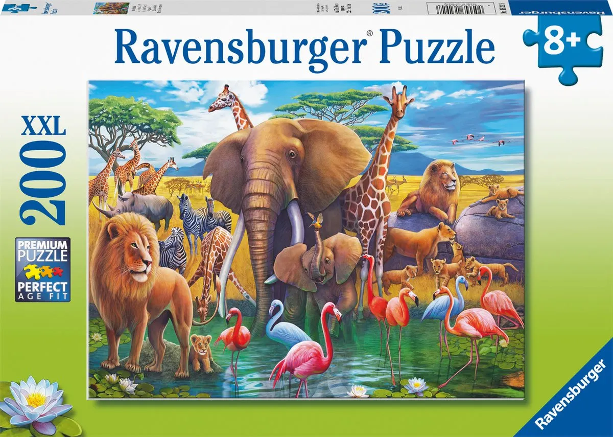 Ravensburger Op safari! Legpuzzel 200 Stuks - Multicolor