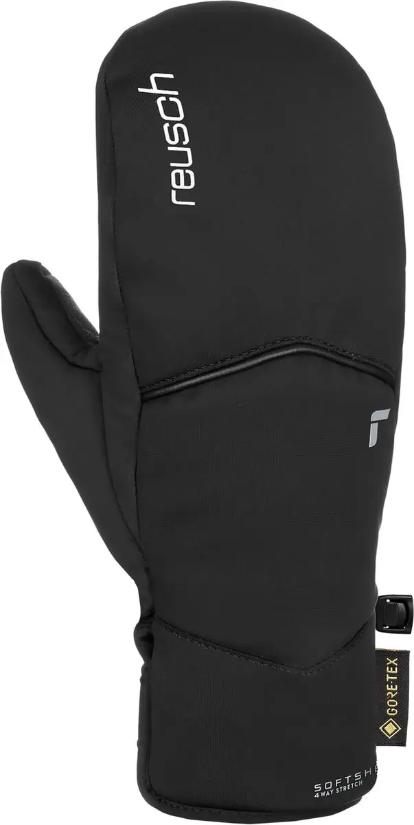 Reusch Amira GORE-TEX Mitten - Vrouwen - Zwart/Zilver - afbeelding 2 van 6