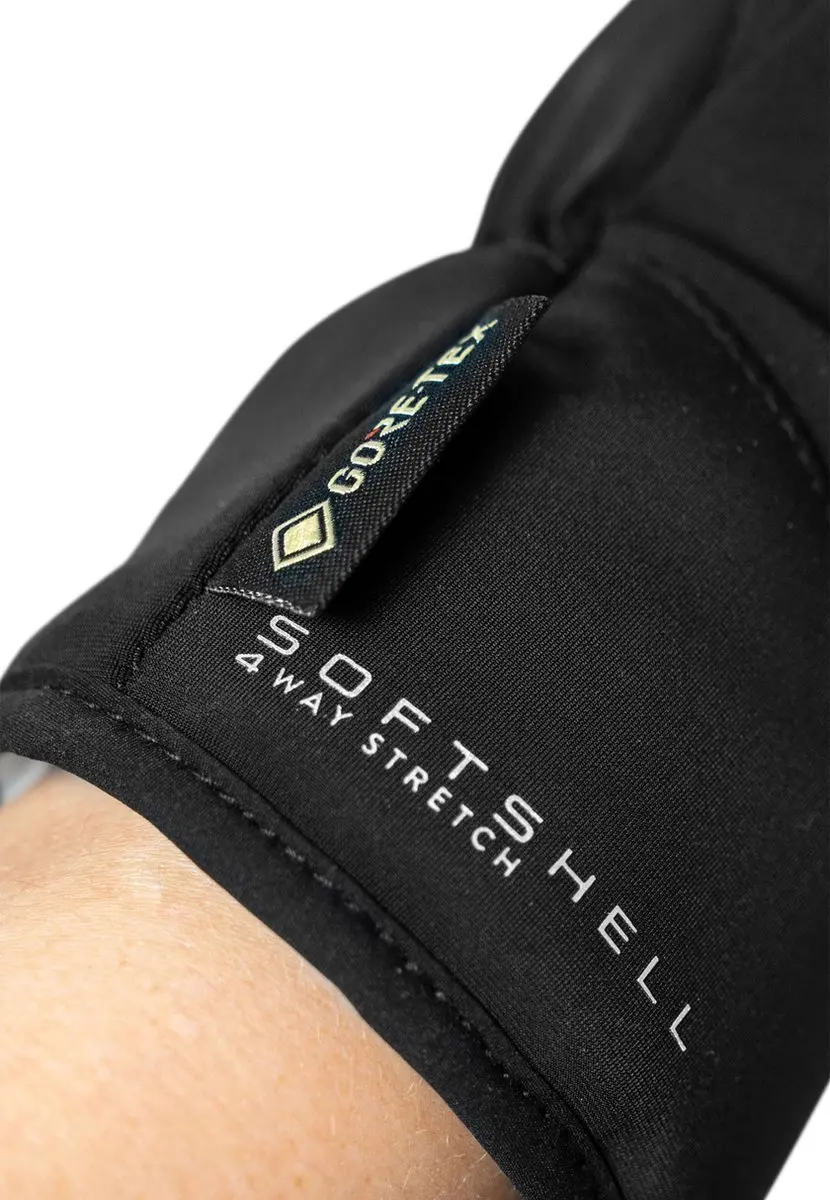 Reusch Amira GORE-TEX Mitten - Vrouwen - Zwart/Zilver - afbeelding 6 van 6