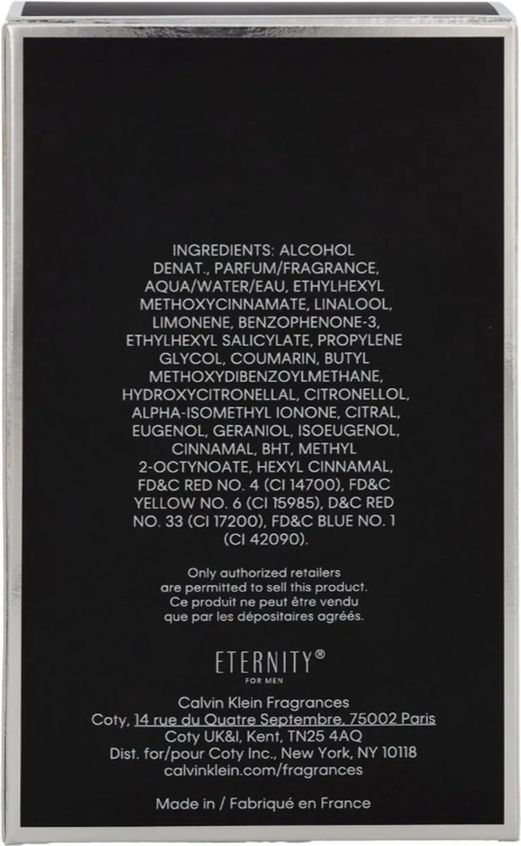 Calvin Klein Eternity Flame Herenparfum EDT 100ml