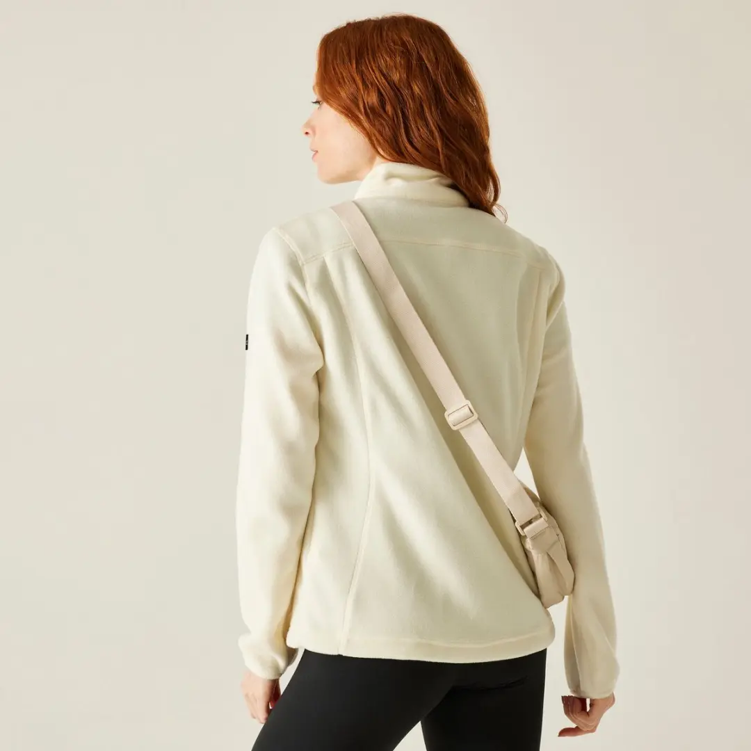Fleece Wandelen Dames Hoge Kraag Ritszakken Floreo Iv