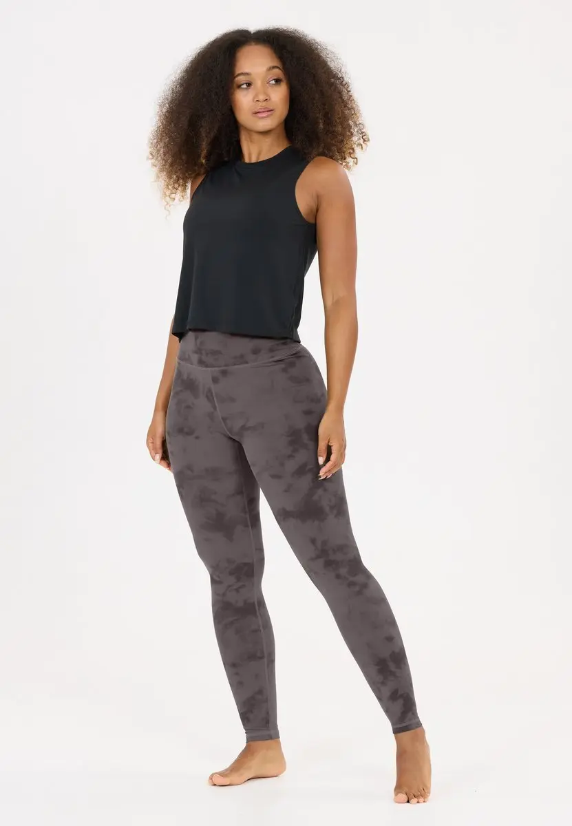 Athlecia Ashanti V2 W Printed Tights Trainingslegging - Rood - afbeelding 2 van 6