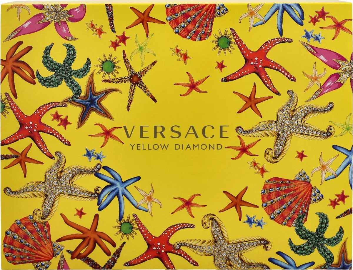 Versace Yellow Diamond Giftset - 50ml Eau de Toilette/Showergel/Bodylotion