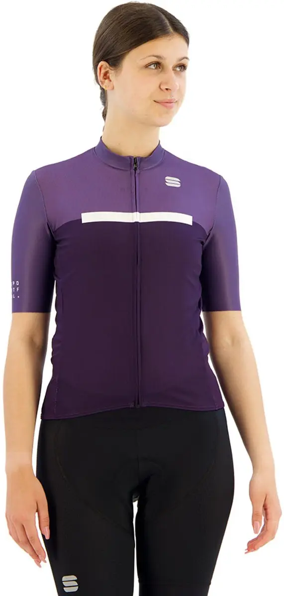 Sportful Pista Korte Mouw Wielertrui Paars S Vrouw