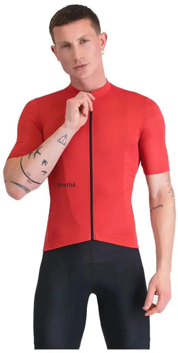 Sportful Classic Korte Mouw Wielertrui Rood S Man