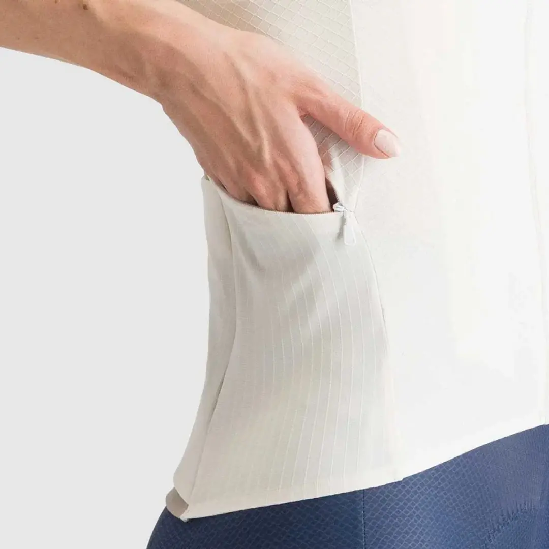 Sportful Hyperepic Korte Mouw Wielertrui - L - Cream
