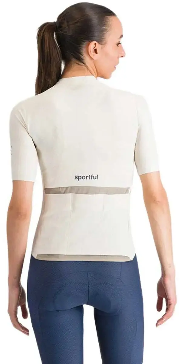 Sportful Hyperepic Korte Mouw Wielertrui - L - Cream