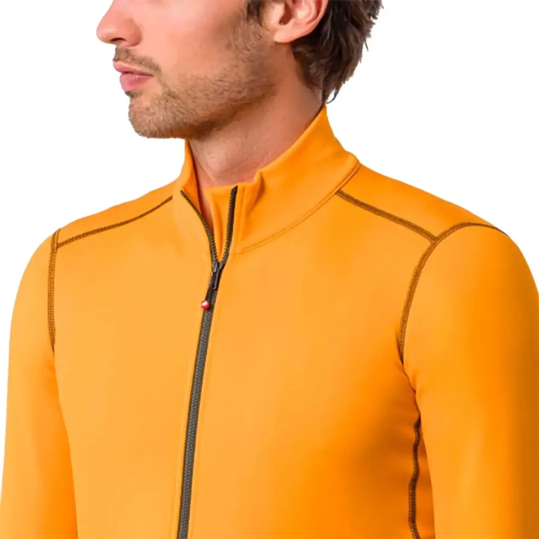Castelli Unlimited Trail 2 Wielertrui - M - Vivid Orange/Deep Green - afbeelding 4 van 4