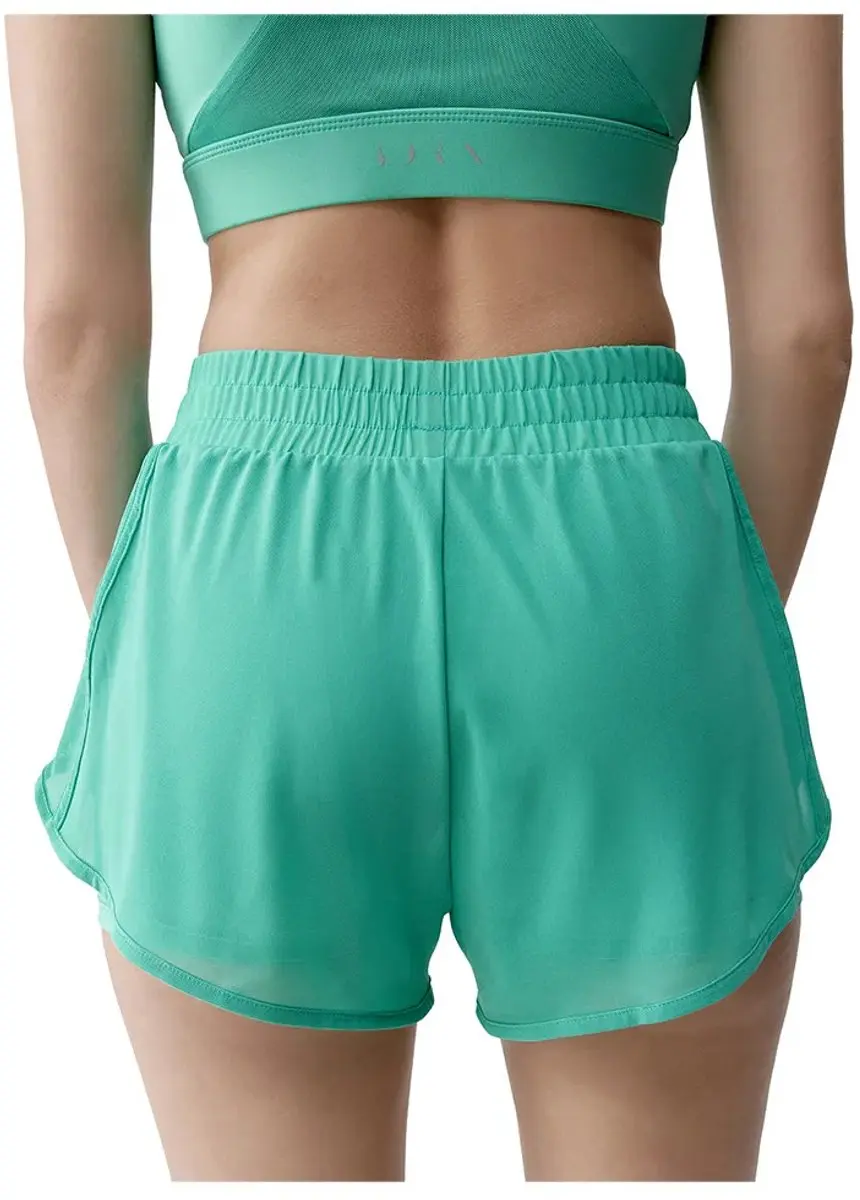 Born Living Yoga Padma 2.0 Korte Broek - L - Miami Green - afbeelding 2 van 4