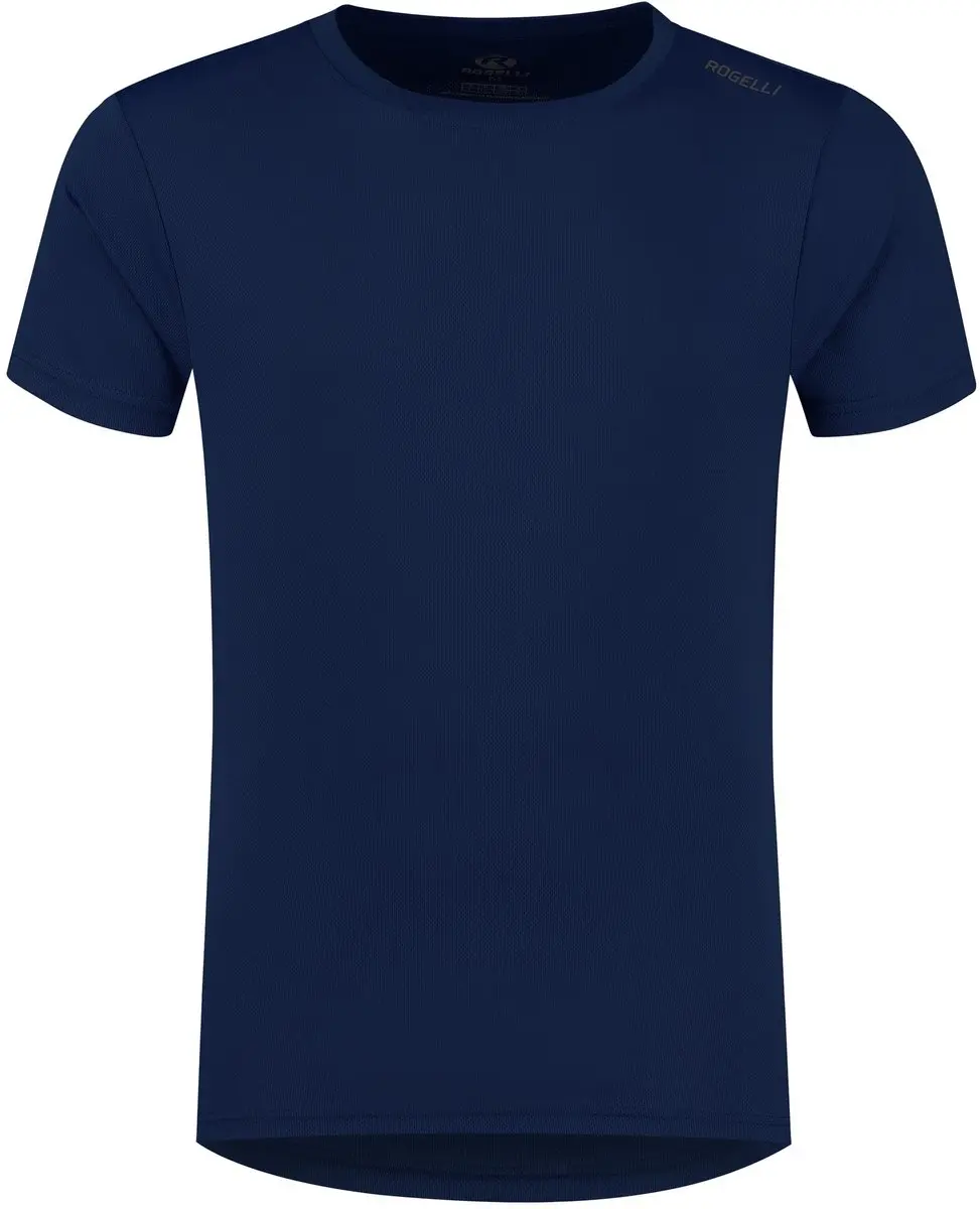 Rogelli Heren Hardloopshirt Korte mouw XXL - Marineblauw - afbeelding 3 van 6