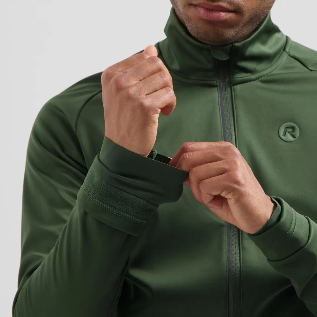 Rogelli Essential II Heren Fietsjack - Winddicht - Legergroen - afbeelding 5 van 6