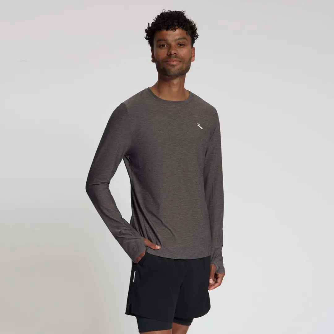 Rogelli Essential Heren Hardloopshirt Lange Mouw