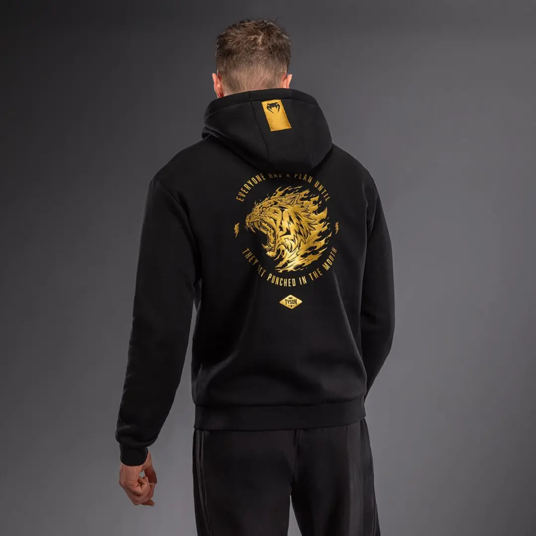 Venum Mike Tyson Tiger Mouwloze Hoodie - L - Zwart/Goud