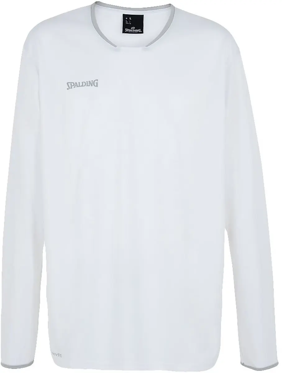 Move Shooting Shirt Lange Mouw Wit/Zilvergrijs