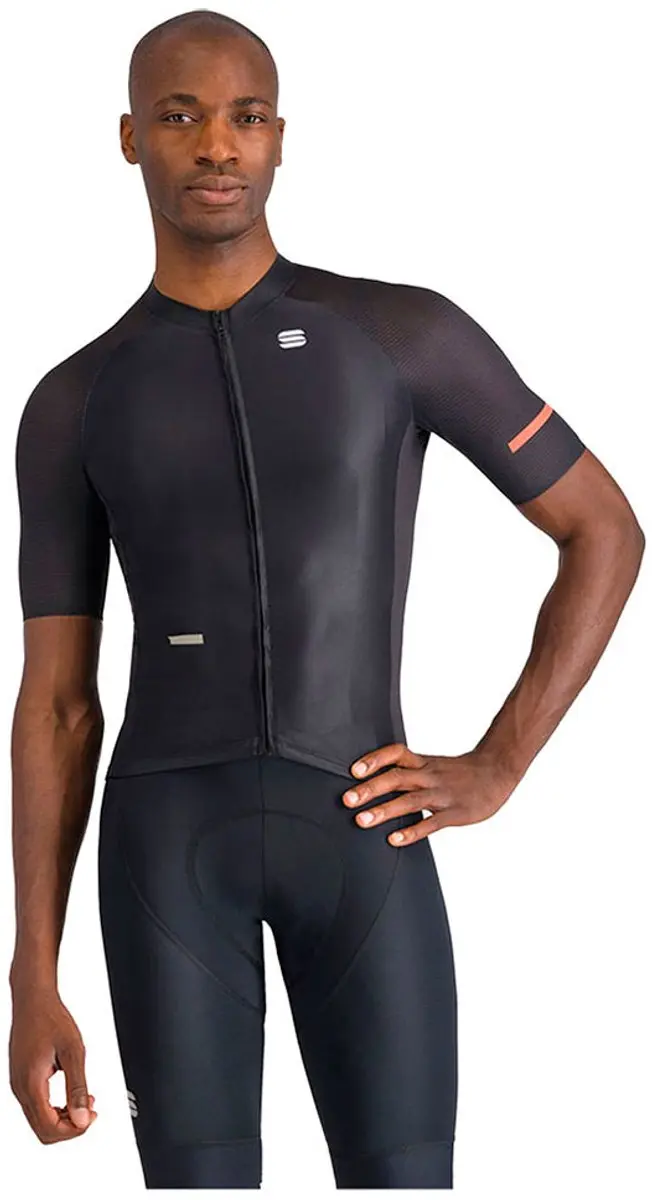 Sportful Supernova Korte Mouw Wielertrui Zwart S Man