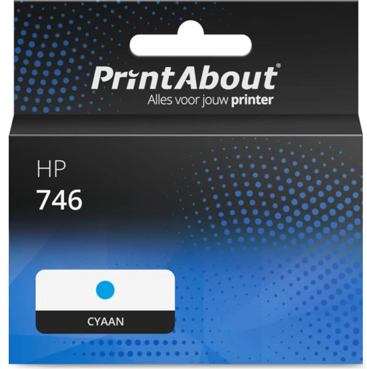 PrintAbout Inktcartridge P2V80A Cyaan