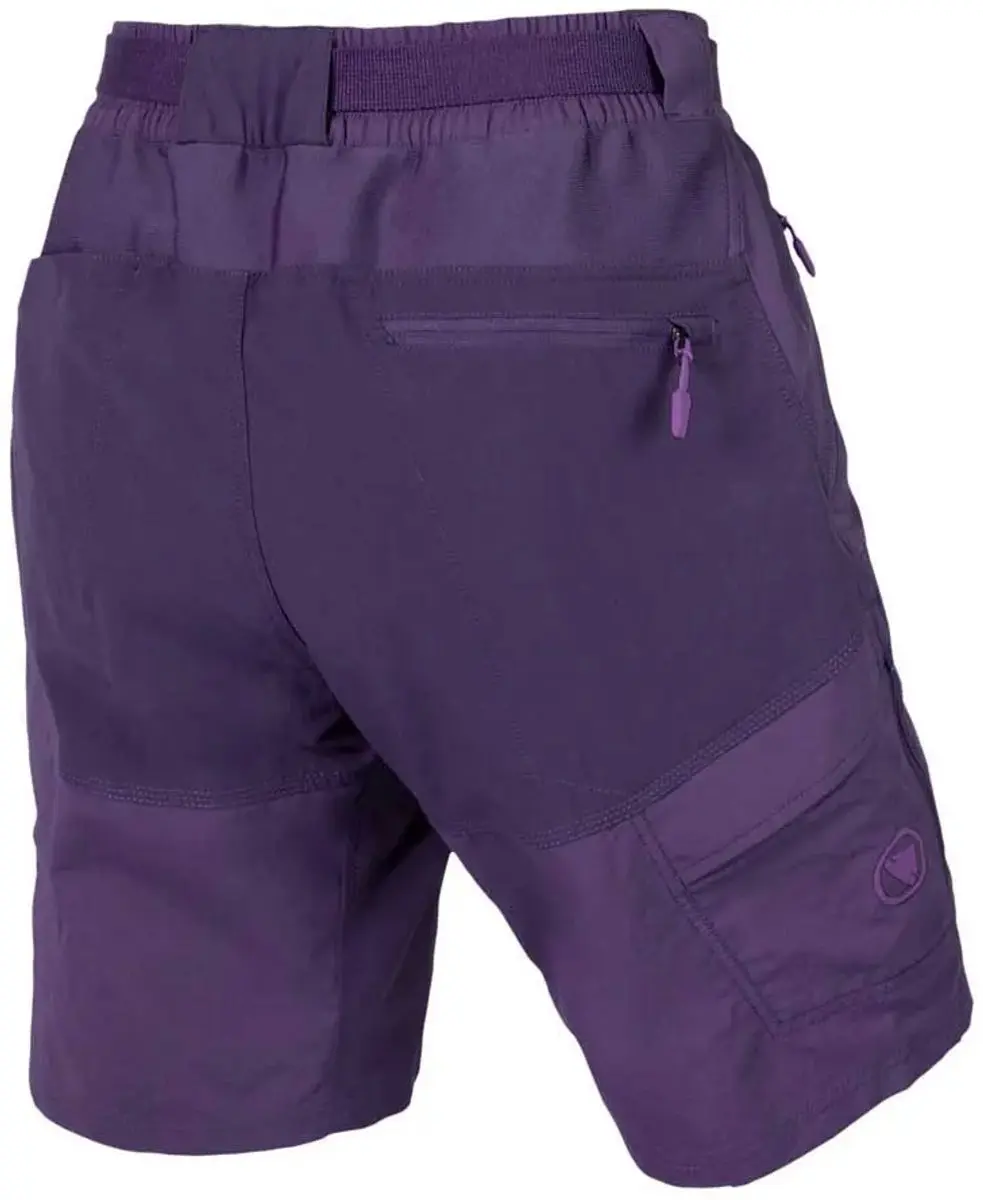 Endura Hummvee-Clickfast Liner Korte Broek - M - Paars - afbeelding 2 van 2