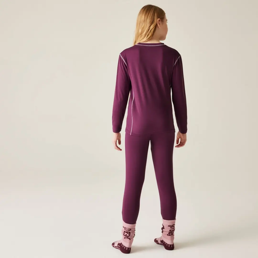 Dare 2b Pow II Basislaag Set - Paars - 11-12 jaar - afbeelding 6 van 6