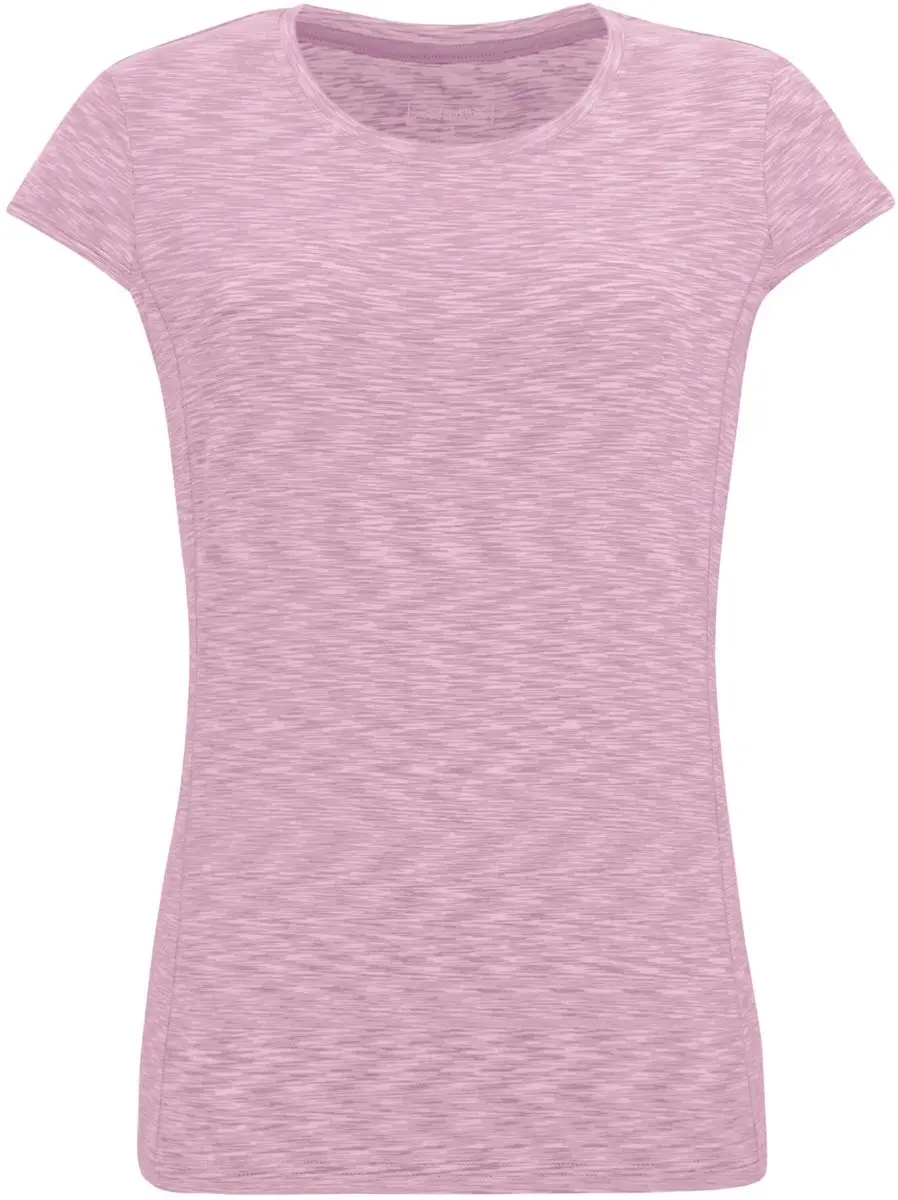 Regatta T-shirt Korte Mouwen Hiking Dames Textuurpatroon