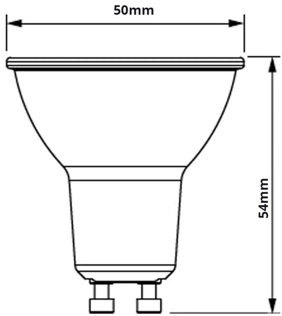 Philips MASTER Value LEDspot GU10 3.7W 355lm - Dim To Warm - Helder