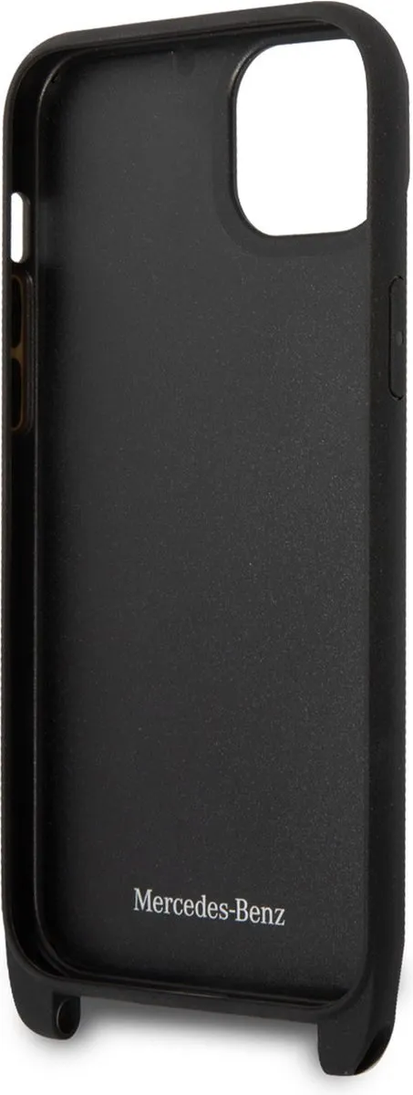 Mercedes-Benz iPhone 14 Plus TPU Backcover - Star Pattern - Zwart - afbeelding 6 van 6