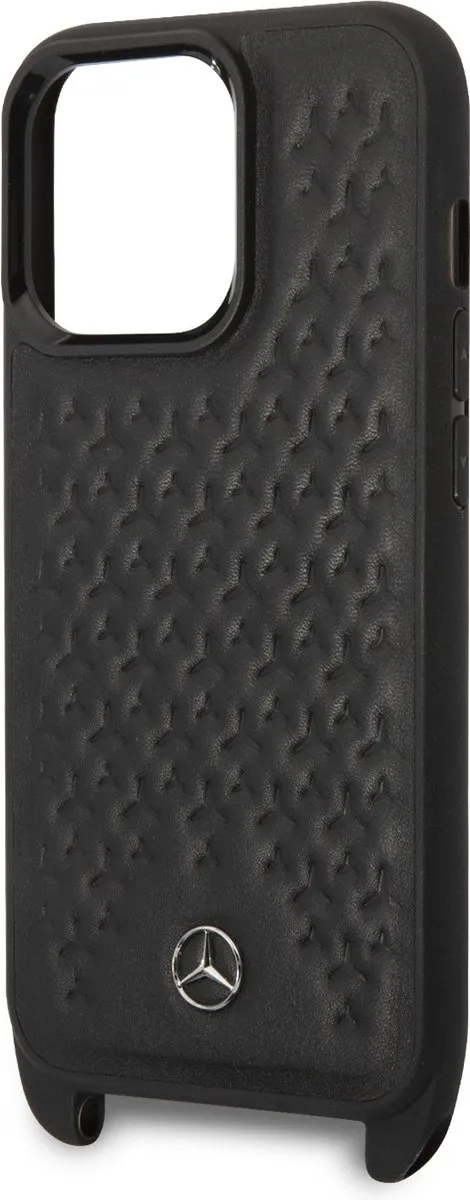 Mercedes-Benz iPhone 14 Plus TPU Backcover - Star Pattern - Zwart