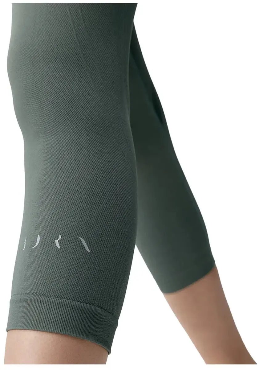 Born Living Yoga Eris Seamless 3/4 Leggings - Grijs L - afbeelding 3 van 4