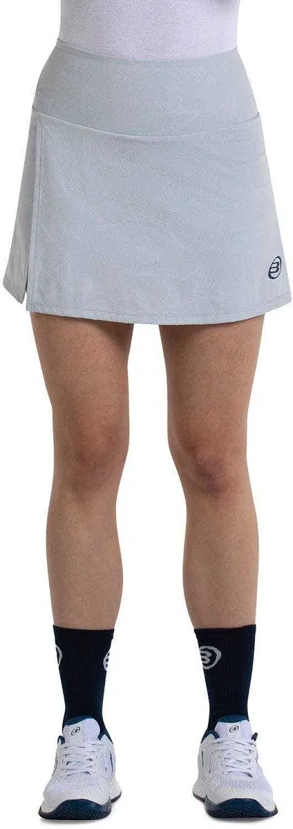 Falda Bullpadel Padina 002 Gris Claro Mujer Xs