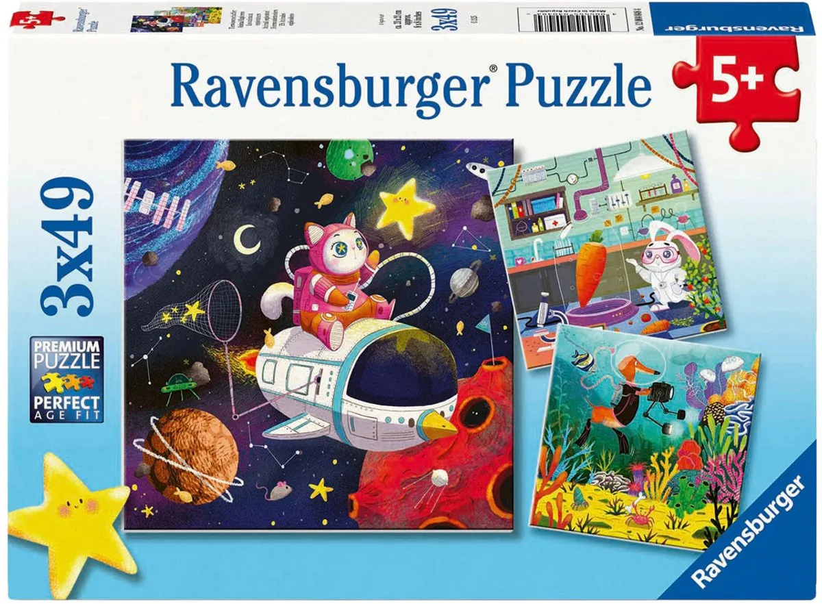 Ravensburger Animal Explorers Legpuzzel 349 Stuks - 1x49 Stuks