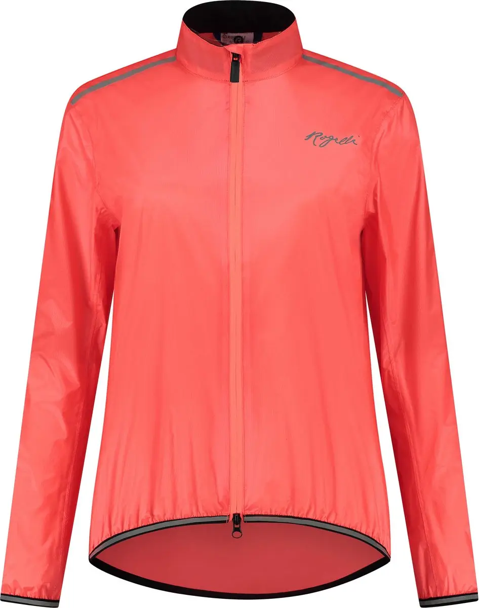 Rogelli Essential Dames Regenjas Koraal - XS - afbeelding 2 van 6