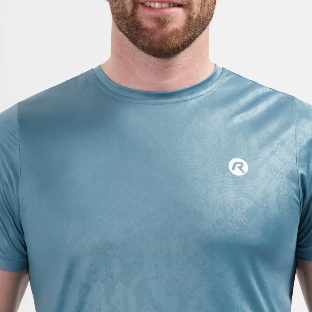 Rogelli Motion Hardloopshirt Korte Mouw - XXXL - Blauw - afbeelding 5 van 6